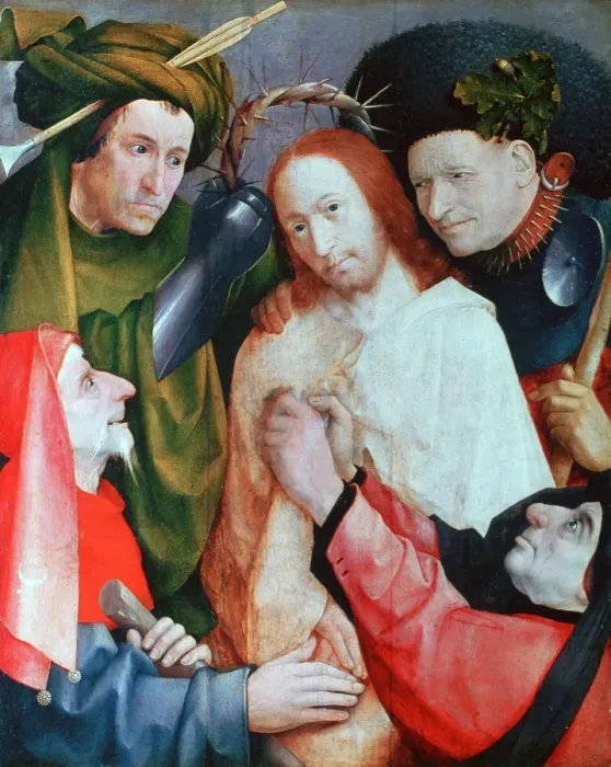 Framed Print : Christ Mocked (The Crowning with Thorns), c1490-1500. Artist: Hieronymus Bosch Framed Print : Christ Mocked (The Crowning with Thorns), c1490-1500. Artist: Hieronymus Bosch