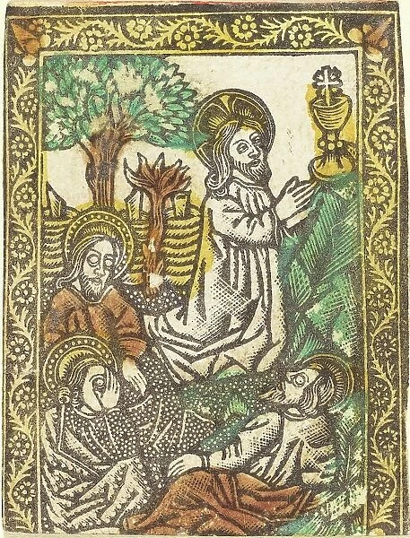 Christ on the Mount of Olives, 1460 / 1480. Creator: Master of the Borders with the Four Fathers of the Church