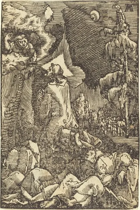 Framed Print : Christ on the Mount of Olives, c. 1513. Creator: Albrecht Altdorfer Framed Print : Christ on the Mount of Olives, c. 1513. Creator: Albrecht Altdorfer