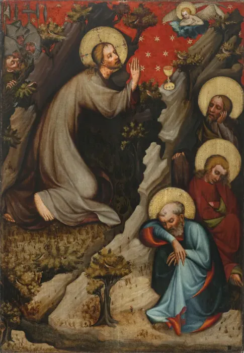 Framed Print : Christ on the Mount of Olives, ca 1380 Framed Print : Christ on the Mount of Olives, ca 1380