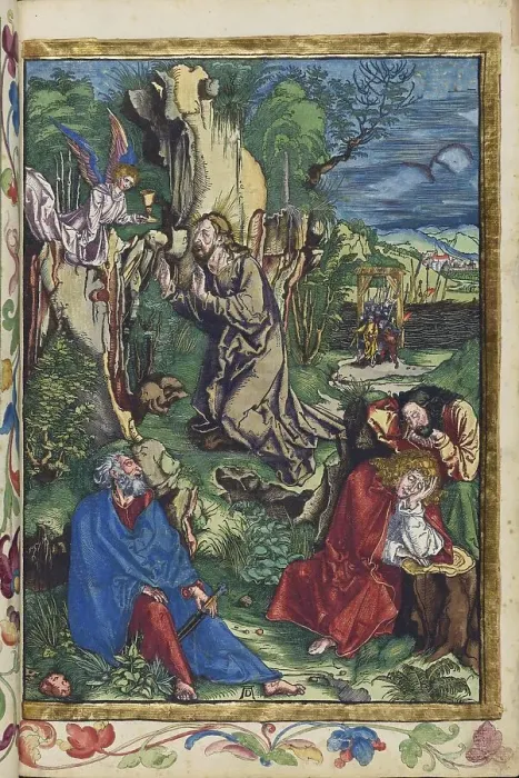 Framed Print : Christ on the Mount of Olives. From the Great Passion (Passio domini nostri Jesu), 1511. Creator: Dürer, Albrecht (1471-1528) Framed Print : Christ on the Mount of Olives. From the Great Passion (Passio domini nostri Jesu), 1511. Creator: Dürer, Albrecht (1471-1528)