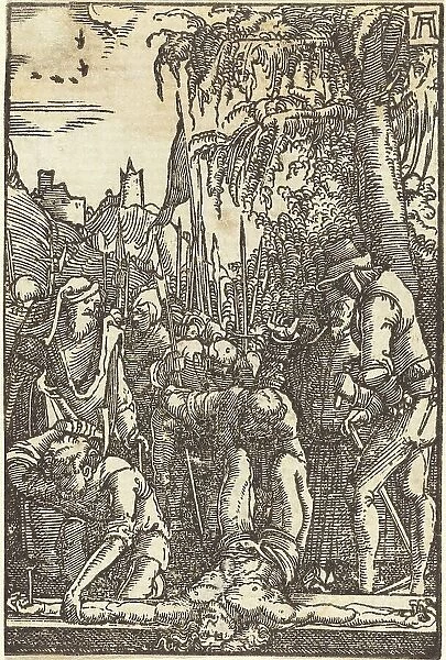 Christ Nailed to the Cross, c. 1513. Creator: Albrecht Altdorfer