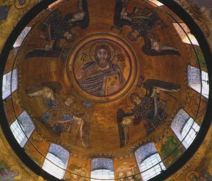 Framed Print : Christ Pantocrator, 1037-1050 Framed Print : Christ Pantocrator, 1037-1050