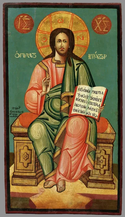 Framed Print : Christ Pantocrator, 1785-1800. Creator: Unknown