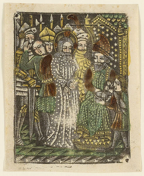 Christ before Pilate, 1460-65. Creator: Unknown