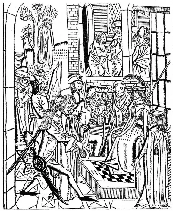 Framed Print : Christ before Pilate, 1488 (1964)