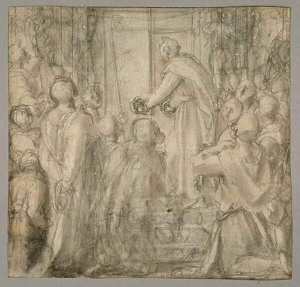 Christ before Pilate, 1522 / 23. Creator: Jacopo Pontormo
