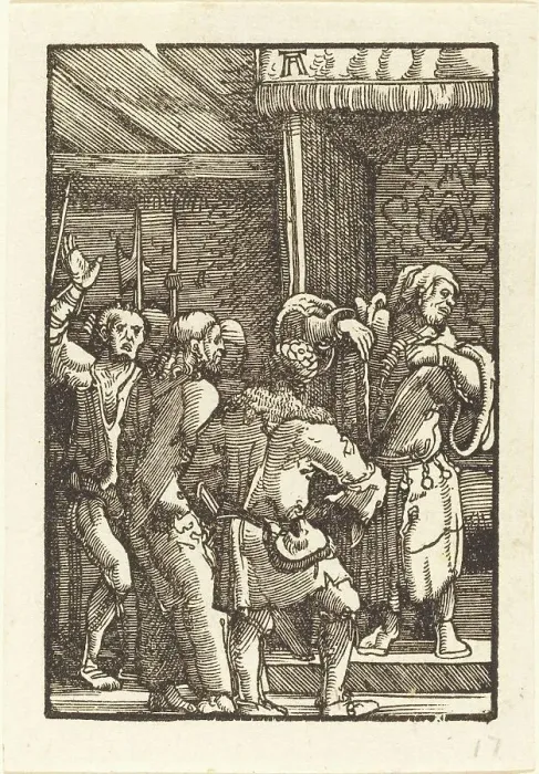 Framed Print : Christ before Pilate, c. 1513. Creator: Albrecht Altdorfer Framed Print : Christ before Pilate, c. 1513. Creator: Albrecht Altdorfer