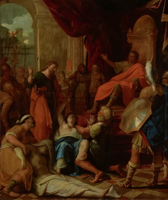 Framed Print : Christ Before Pilate, c1650. Creator: Unknown Framed Print : Christ Before Pilate, c1650. Creator: Unknown