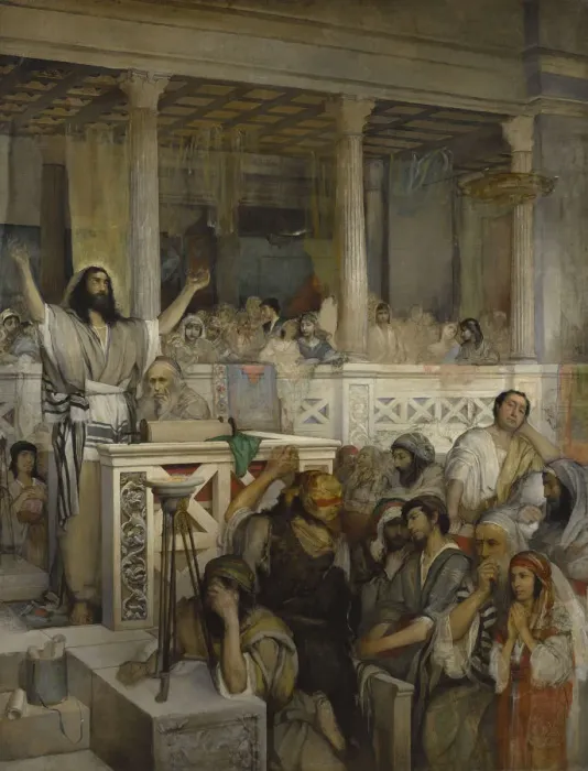 Framed Print : Christ Preaching at Capernaum, 1878-1879 Framed Print : Christ Preaching at Capernaum, 1878-1879