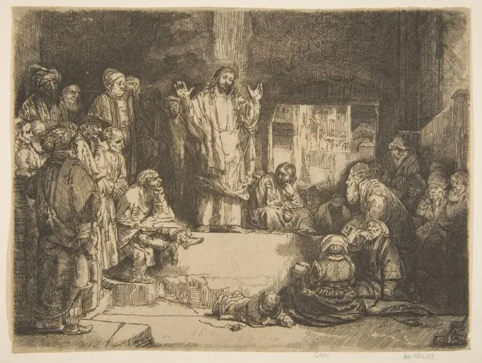 Framed Print : Christ Preaching (La Petite Tombe) (copy). n. d. Creator: Unknown Framed Print : Christ Preaching (La Petite Tombe) (copy). n. d. Creator: Unknown