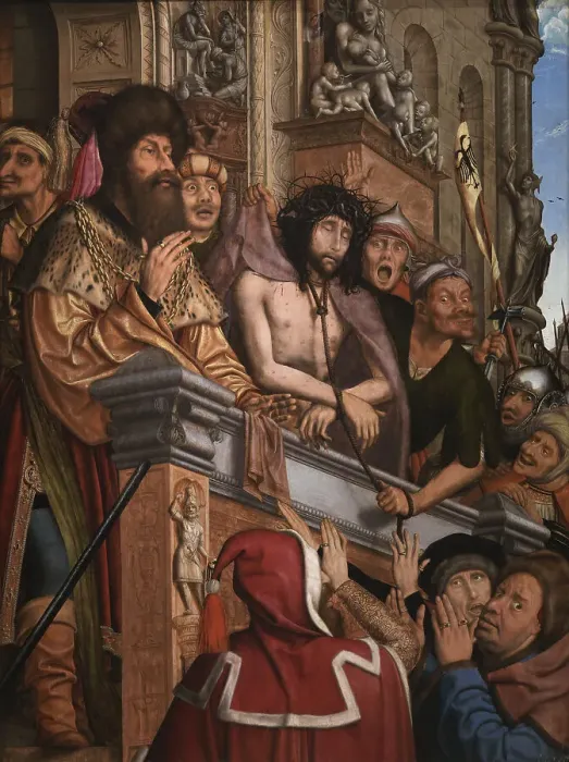 Framed Print : Christ Presented to the People. Artist: Massys, Quentin (1466?1530) Framed Print : Christ Presented to the People. Artist: Massys, Quentin (1466?1530)