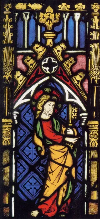 Framed Print : Christ Presenting the Keys to Saint Peter, German, ca. 1315-20. Creator: Unknown Framed Print : Christ Presenting the Keys to Saint Peter, German, ca. 1315-20. Creator: Unknown