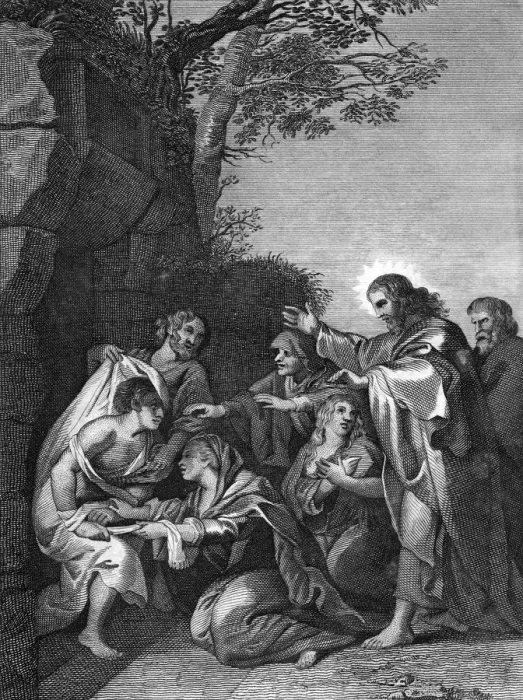 Framed Print : Christ raising Lazarus, 1814 Framed Print : Christ raising Lazarus, 1814