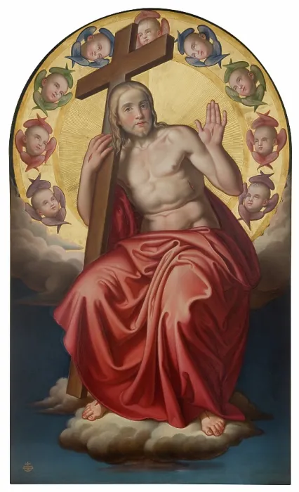 Framed Print : Christ Resurrected, c1869. Creator: Jan Franciszek Drewaczynski Framed Print : Christ Resurrected, c1869. Creator: Jan Franciszek Drewaczynski
