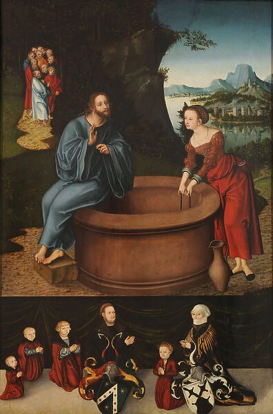 Christ and the Samaritan Woman at Jacobs Well, ca 1525-1537