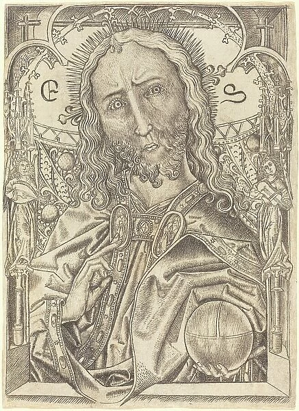 Christ as Saviour, c. 1467. Creator: Master ES