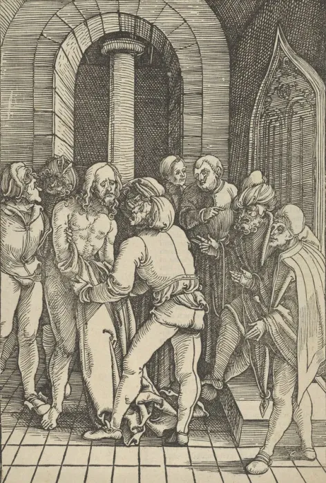 Framed Print : Christ Stripped, from Speculum passionis domini nostri Ihesu Christi, 1507 Framed Print : Christ Stripped, from Speculum passionis domini nostri Ihesu Christi, 1507