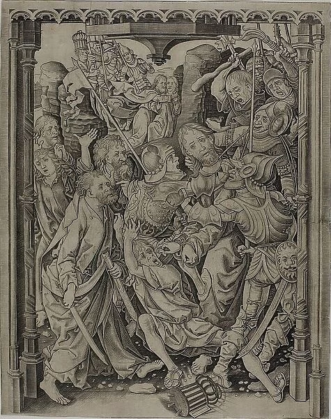 Christ Taken Captive, c.1480. Creator: Master IAM of Zwolle