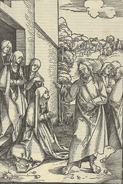 Christ Taking Leave of His Mother, from Speculum passionis domini nostri Ihesu Christi