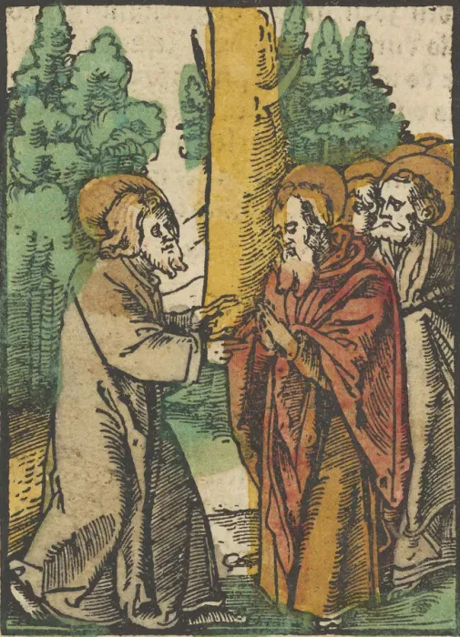 Framed Print : Christ Teaching the Disciples, 1, from Das Plenarium, 1517 Framed Print : Christ Teaching the Disciples, 1, from Das Plenarium, 1517