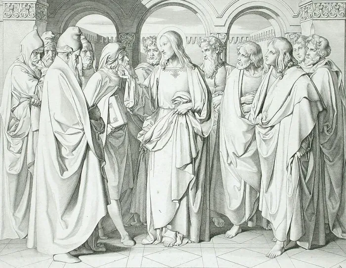 Framed Print : Christ in the Temple, between c1810 and c1820. Creator: August Karl Seinsheim Framed Print : Christ in the Temple, between c1810 and c1820. Creator: August Karl Seinsheim