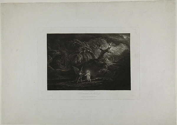Christ Tempted in the Wilderness, 1824. Creator: John Martin