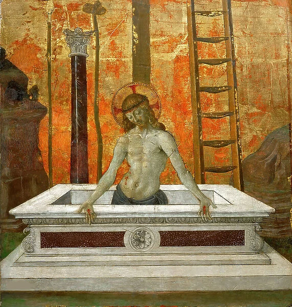 Christ in the Tomb, Third Quarter of 15th century. Creator: Perugino (ca. 1450-1523)