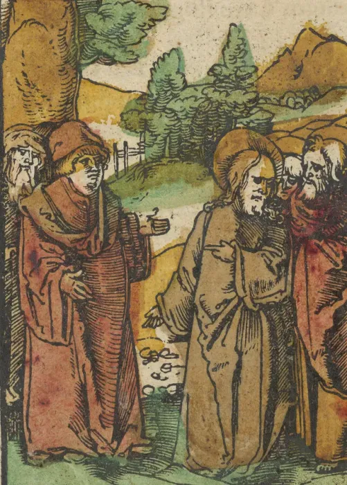 Framed Print : Christ Warning the Disciples of False Prophets, from Das Plenarium, 1517 Framed Print : Christ Warning the Disciples of False Prophets, from Das Plenarium, 1517