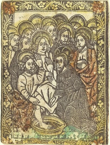 Christ Washing the Feet of the Apostles, 1460 / 1480. Creator: Master of the Borders with the Four Fathers of the Church