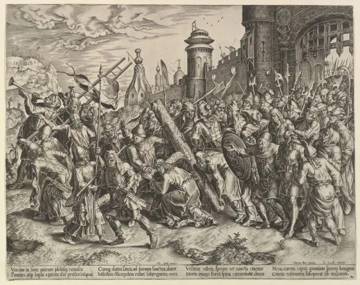 Framed Print : Christ on the Way to Calvary, ca. 1560. Creator: Unknown Framed Print : Christ on the Way to Calvary, ca. 1560. Creator: Unknown