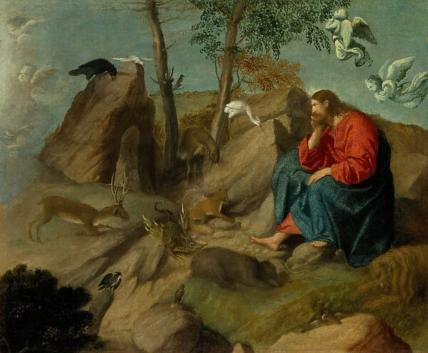 Christ in the Wilderness, ca. 1515-20. Creator: Moretto da Brescia