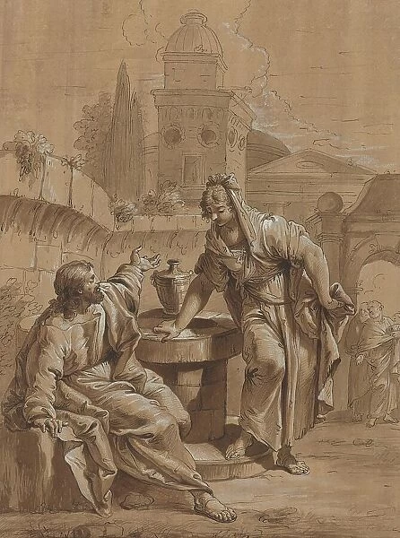 Christ and the Woman of Samaria, 18th century. Creator: Francesco Fontebasso