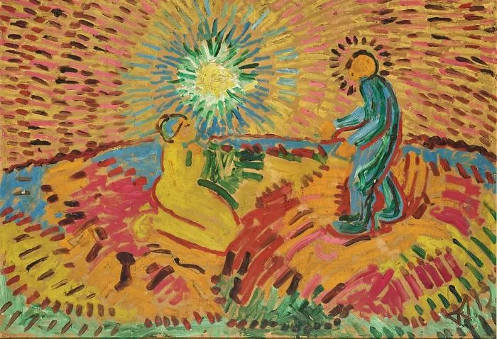 Framed Print : Christ and the Woman Taken in Adultery, 1912. Creator: Morgner, Wilhelm (1891-1917) Framed Print : Christ and the Woman Taken in Adultery, 1912. Creator: Morgner, Wilhelm (1891-1917)