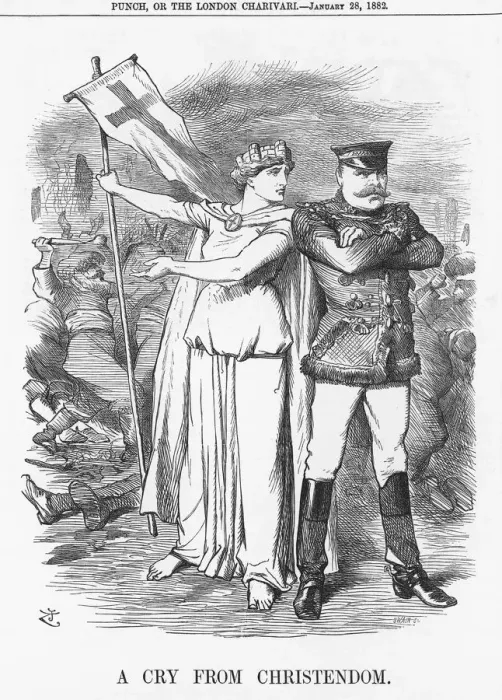 Framed Print : A Cry from Christendom, 1882. Artist: Joseph Swain Framed Print : A Cry from Christendom, 1882. Artist: Joseph Swain