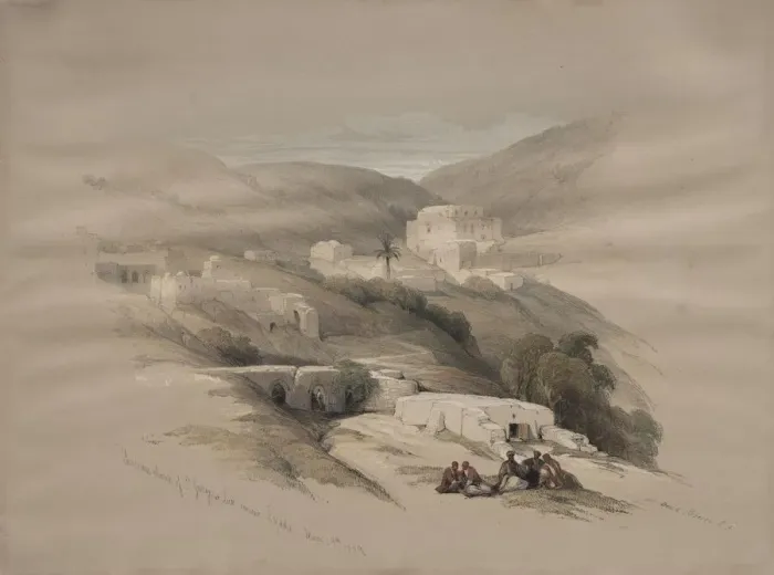 Framed Print : Christian Church of St. George at Ludd, ancient Lydda, 1839. Creator: David Roberts (British Framed Print : Christian Church of St. George at Ludd, ancient Lydda, 1839. Creator: David Roberts (British