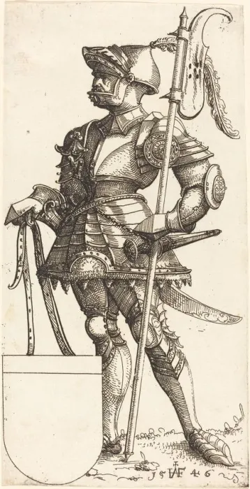 Framed Print : Christian II of Denmark, 1546. Creator: Augustin Hirschvogel Framed Print : Christian II of Denmark, 1546. Creator: Augustin Hirschvogel