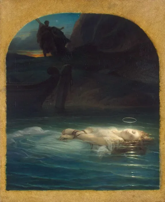 Framed Print : Christian Martyr Drowned in the Tiber During the Reign of Diocletian, 1853 Framed Print : Christian Martyr Drowned in the Tiber During the Reign of Diocletian, 1853
