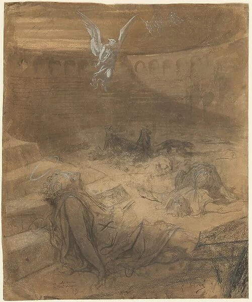 Christian Martyrs, 1869 / 1871. Creator: Gustave Doré