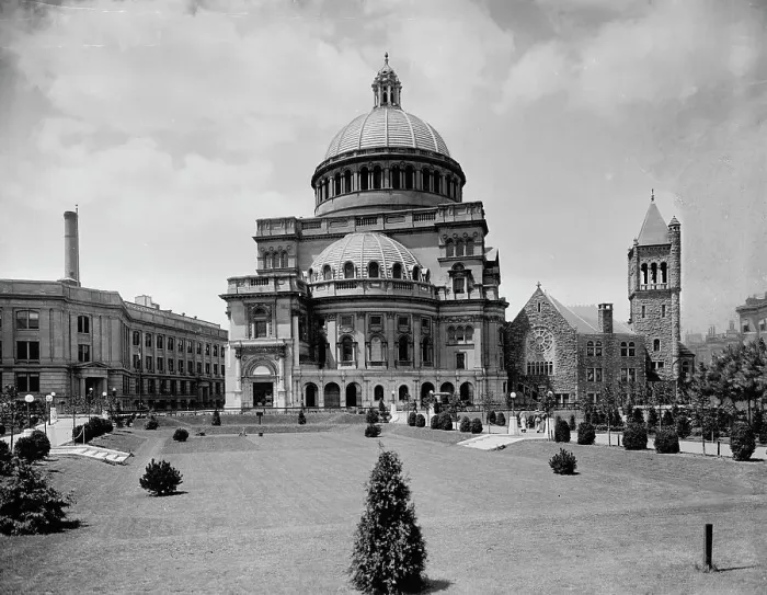 Framed Print : Christian Science Church, Boston, Mass. c.between 1900 and 1920. Creator: Unknown Framed Print : Christian Science Church, Boston, Mass. c.between 1900 and 1920. Creator: Unknown