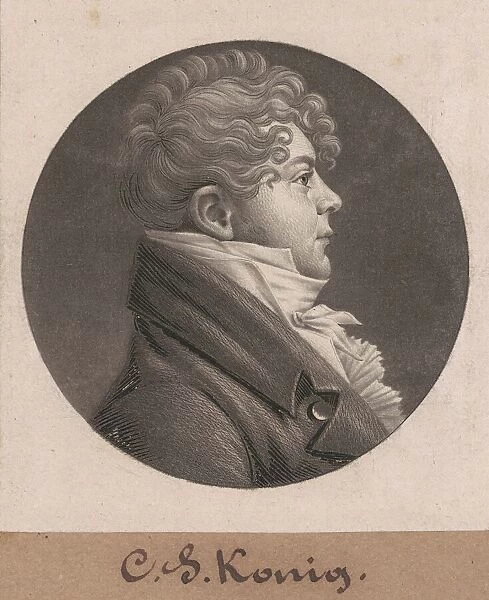 Christian Simon Konig, 1804. Creator: Charles Balthazar Julien Fé