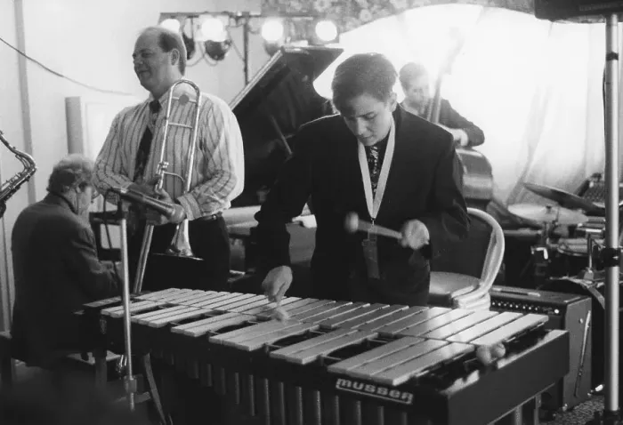 Framed Print : Christian Tamburr, The March of Jazz, Clearwater Beach, Florida, 1997. Creator: Brian Foskett Framed Print : Christian Tamburr, The March of Jazz, Clearwater Beach, Florida, 1997. Creator: Brian Foskett