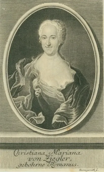 Framed Print : Christiana Mariana von Ziegler (1695-1760), 1728 Framed Print : Christiana Mariana von Ziegler (1695-1760), 1728