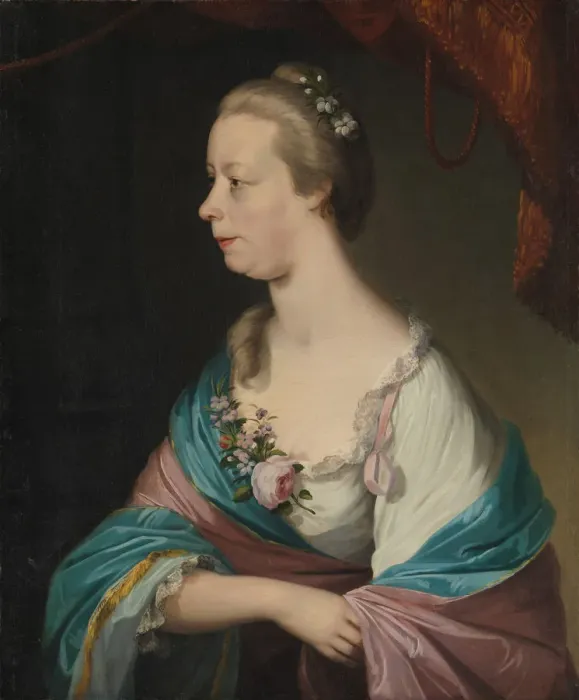 Framed Print : Christiana Stille Keen, ca. 1769. Creator: Matthew Pratt Framed Print : Christiana Stille Keen, ca. 1769. Creator: Matthew Pratt