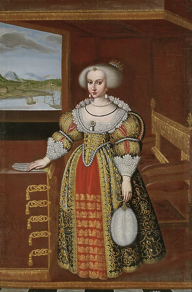 Christina, 1626-1689, Queen of Sweden. Creator: Jacob Heinrich Elbfas
