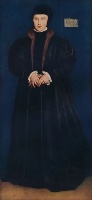 Framed Print : Christina of Denmark, Duchess of Milan, 1538. Artist: Hans Holbein the Younger Framed Print : Christina of Denmark, Duchess of Milan, 1538. Artist: Hans Holbein the Younger
