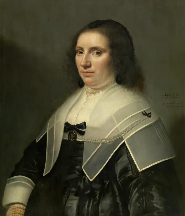 Framed Print : Christina Pijll, 1640. Creator: Michiel van Mierevelt Framed Print : Christina Pijll, 1640. Creator: Michiel van Mierevelt