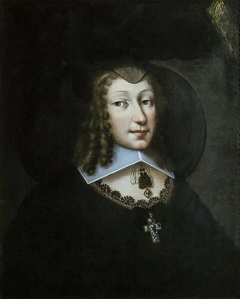 Christine Marie of France (1606-1663), Duchess of Savoy in widows dress, 1638-1640
