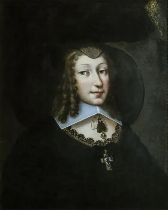 Framed Print : Christine Marie of France (1606-1663), Duchess of Savoy in widows dress, 1638-1640 Framed Print : Christine Marie of France (1606-1663), Duchess of Savoy in widows dress, 1638-1640