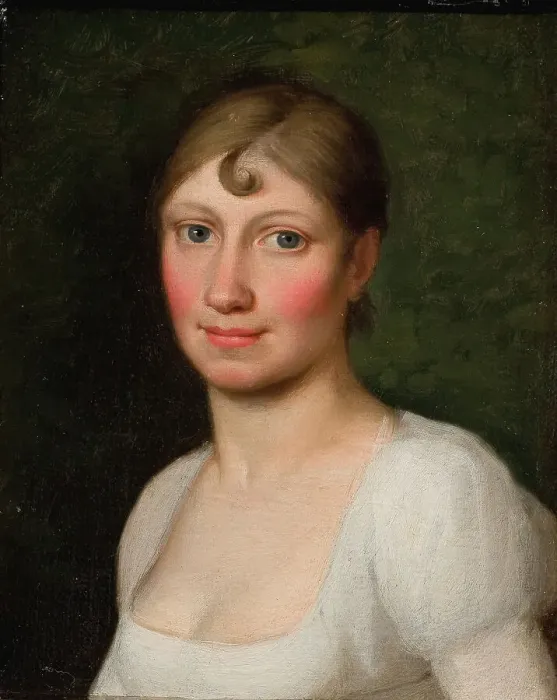 Framed Print : Christine Rebekka Eckersberg, née Hyssing, 1809. Creator: CW Eckersberg Framed Print : Christine Rebekka Eckersberg, née Hyssing, 1809. Creator: CW Eckersberg